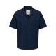 ONLY & SONS T-shirt skjorte i Navy Blazer til herre