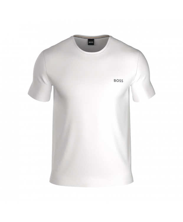 BOSS Mix&Match T-shirt i Hvid i Stretch Bomuld