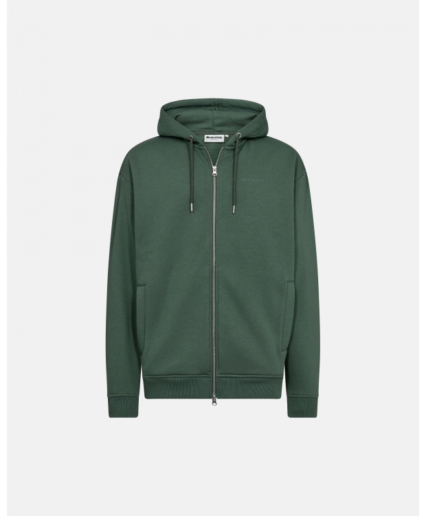 Resteröds Pete Zip Hoodie I green til herre