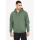 Resteröds Pete Zip Hoodie I green til herre