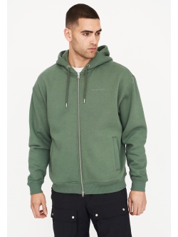 Resteröds Pete Zip Hoodie I green til herre