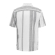ONLY & SONS T-shirt skjorte i Cloud Dancer med striber til herre