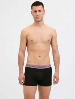 Jack & Jones 7pak boxershorts i sort til herre