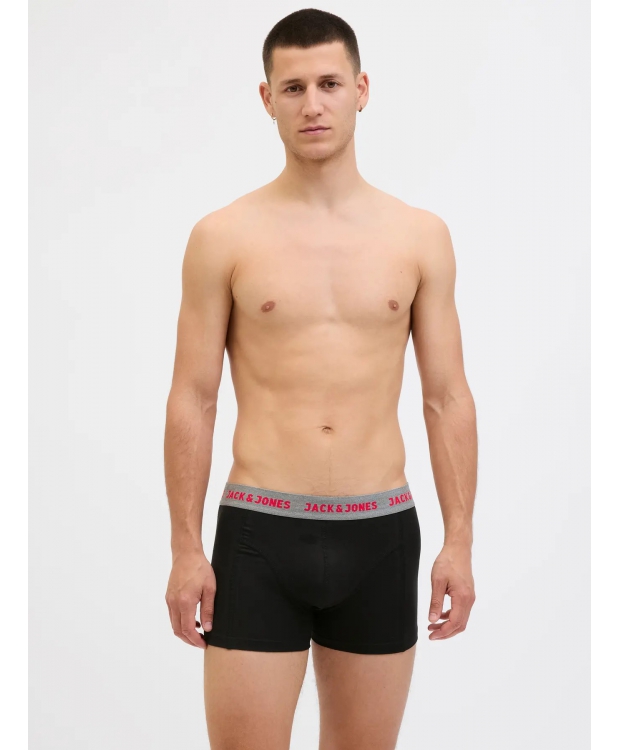 Jack & Jones 7pak boxershorts i sort til herre