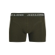 Jack & Jones 10pak boxershorts i mørke nuancer til herre.