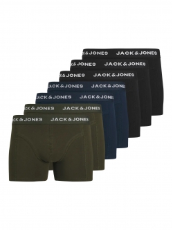 Jack & Jones 7pak boxershorts i mørke nuancer til herre