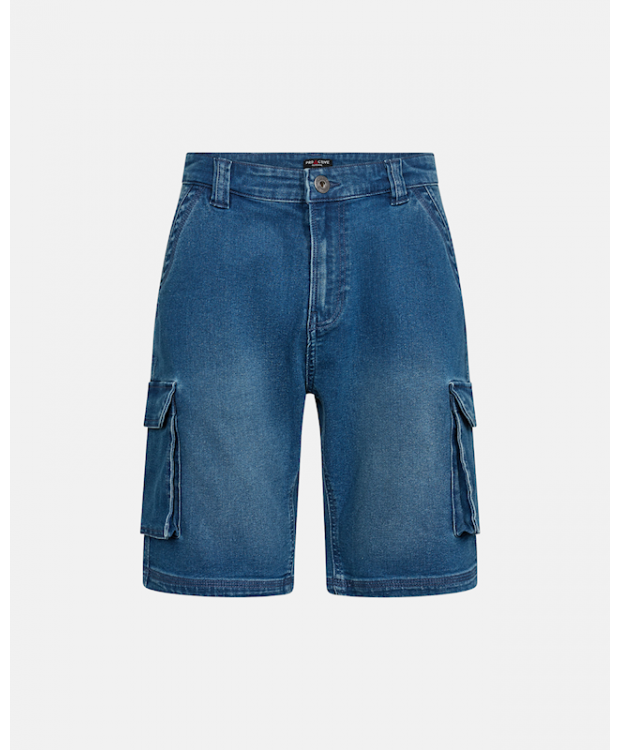 ProActive Cargo shorts I blå denim til herre