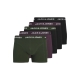 JACK & JONES 5-pak JACJJ SOLID TRUNKS i mørke nuancer til herre