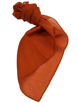 Connexion Tie chiffon tørklæde i orange til kvinder