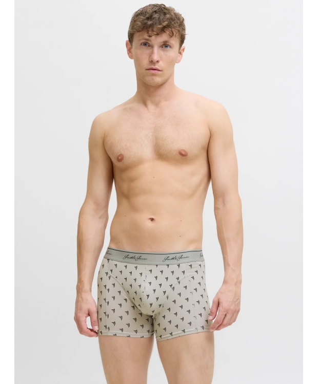 Jack & Jones 3pak trunks i multifarvet lyse nuancer til herre
