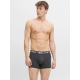 Jack & Jones 3pak trunks i mørke nuancer med farvet elastik til herre