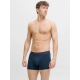 Jack & Jones 3pak trunks i mørke nuancer med farvet elastik til herre