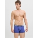 Jack & Jones 3pak trunks i forskellige farver med farvet elastik til herre