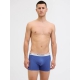 Jack & Jones 3pak trunks i rød, sort og blå med farvet elastik til herre