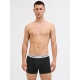 Jack & Jones 3pak trunks i rød, sort og blå med farvet elastik til herre
