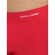 Jack & Jones 3pak trunks i rød, sort og blå til herre