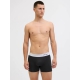 Jack & Jones 3pak trunks i sort med farvet bånd til herre