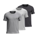 BOSS 3pak bomuld t-shirts i grå nuancer | Regular fit