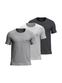 BOSS 3pak bomuld t-shirts i grå nuancer | Regular fit