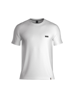 BOSS T-shirt i hvid med logo til herre