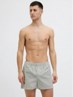 Jack & Jones 3pak loose fit boksershorts i grønne nuancer til herre