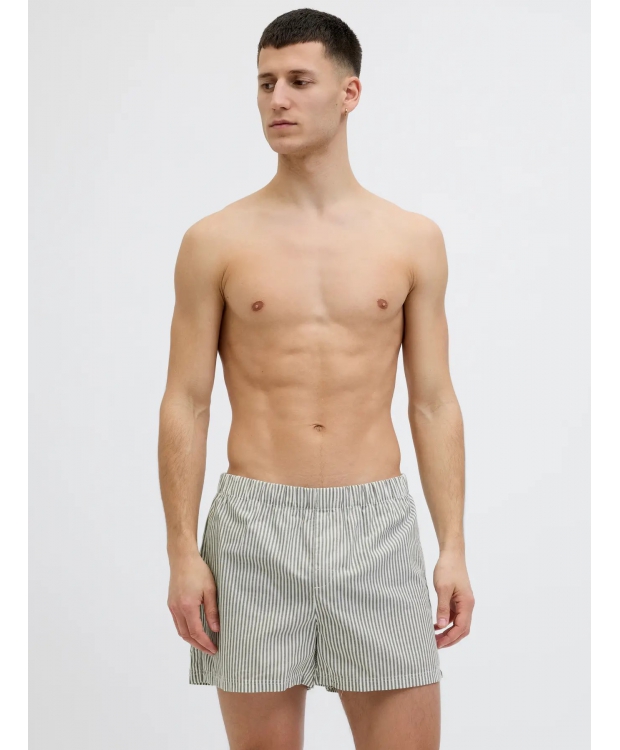 Jack & Jones 3pak loose fit boksershorts i grønne nuancer til herre