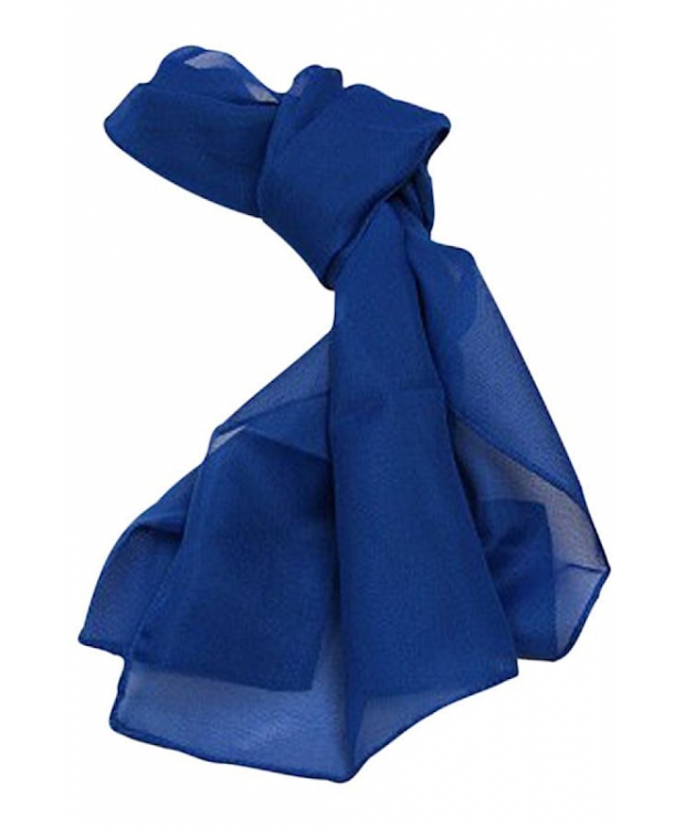 Connexion Tie chiffon tørklæde i blå til kvinder