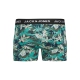 Jack & Jones 3pak trunks i grønne nuancer med print til herre
