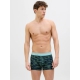 Jack & Jones 3pak trunks i grønne nuancer med print til herre