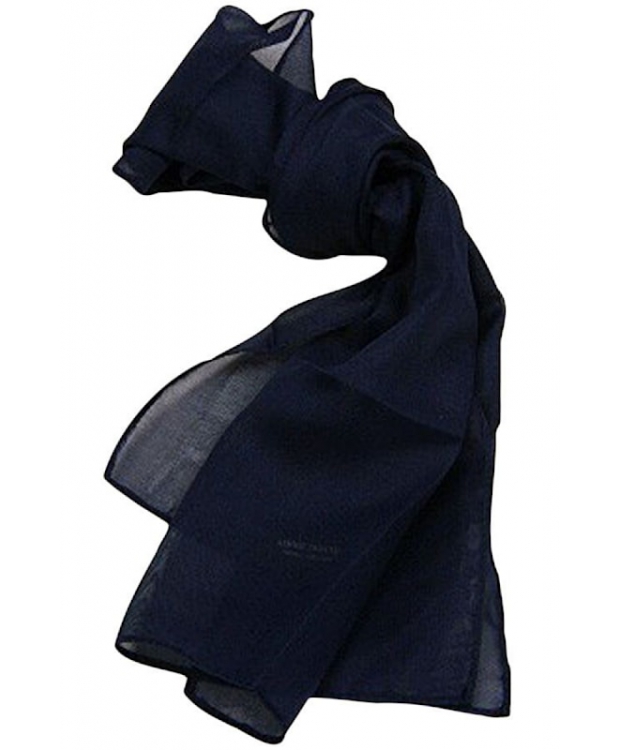 Connexion Tie chiffon tørklæde i sort til kvinder