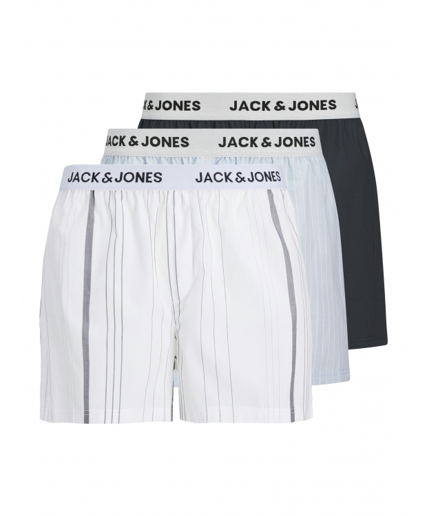 Jack & Jones 3pak loose fit boksershorts i forskellige nuancer til herre