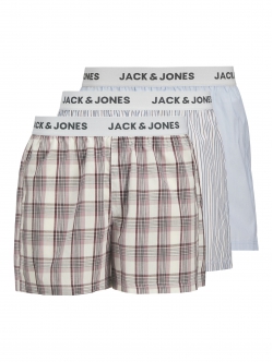 Jack & Jones 3pak loose fit boksershorts med striber til herre