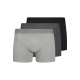 Jack & Jones 3pak boksershorts/trunks i mørkegrå til herre