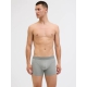 Jack & Jones 3pak boksershorts/trunks i mørkegrå til herre