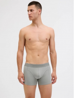 Jack & Jones 3pak boksershorts/trunks i mørkegrå til herre