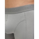 Jack & Jones 3pak boksershorts/trunks i mørkegrå til herre