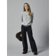 LMTD NLFBLI DNM NW R WIDE PANT - i sort til piger