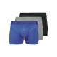 Jack & Jones 3pak boksershorts/trunks i blå, grå og sort til herre