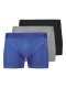 Jack & Jones 3pak boksershorts/trunks i blå, grå og sort til herre