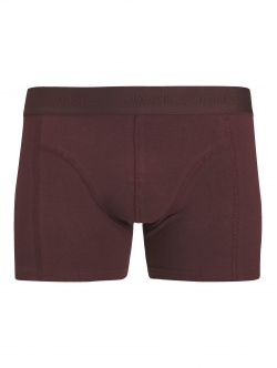 Jack & Jones 3pak boksershorts/trunks i grå, rød og brun til herre