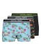 Jack & Jones 3pak trunks i multifarvet med print til herre