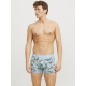 Jack & Jones 3pak trunks i blå med print til herre