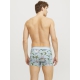 Jack & Jones 3pak trunks i blå med print til herre