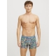 Jack & Jones 3pak trunks i blå med print til herre