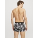 Jack & Jones 3pak trunks i mørke farver med print til herre