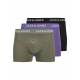 Jack & Jones 3pak underbukser i mørke nuancer til herre