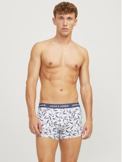 Jack & Jones 5pak underbukser i mørke nuancer med print til herre