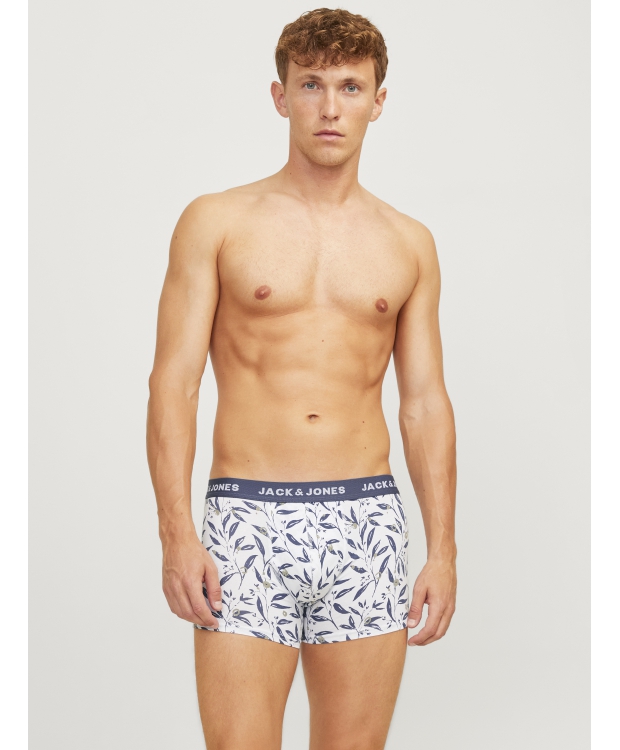 Jack & Jones 5pak underbukser i mørke nuancer med print til herre