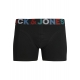 Jack & Jones 3pak underbukser i sort mønstret elastik til herre