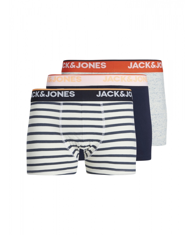 Jack & Jones 3pak underbukser i forskellige farver til herre